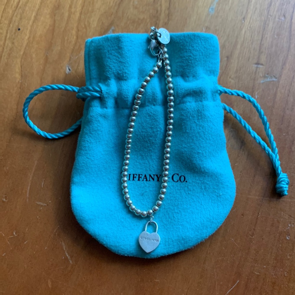 Tiffany beaded bracelet with return to Tiffany tag
